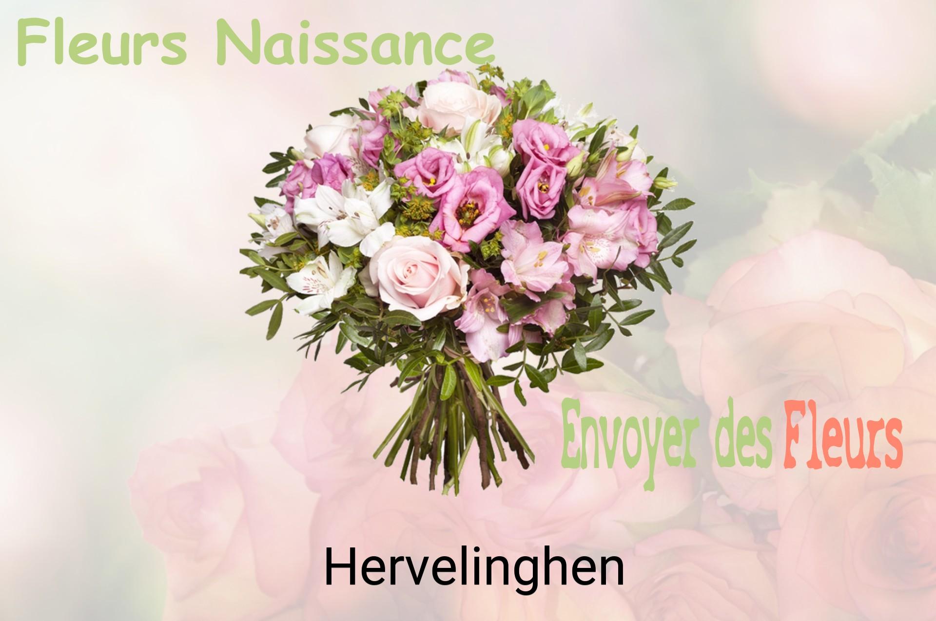 Bouquet de fleurs de naissance livré à Hervelinghen